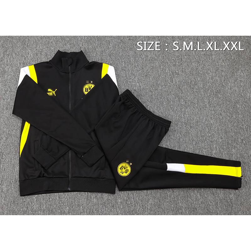 Chaqueta de Borussia Dortmund 2023/2024 Negro/Amarillo/Blanco